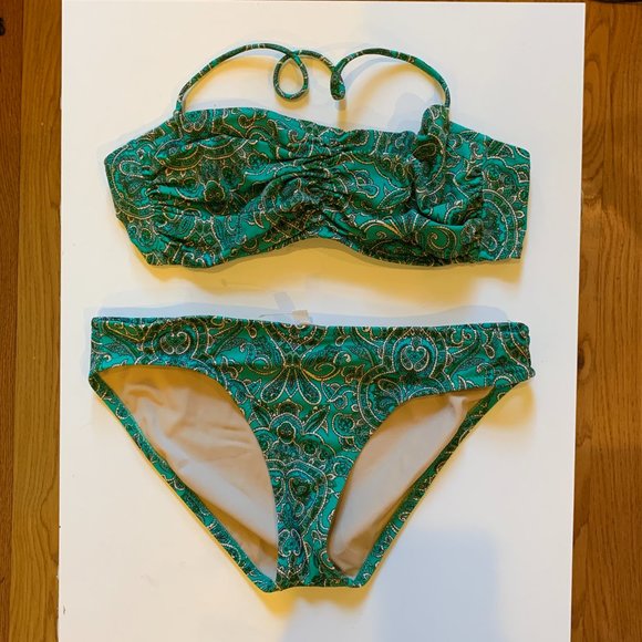 SOLD - NWOT: J Crew Patterned Bikini - Picture 1 of 2